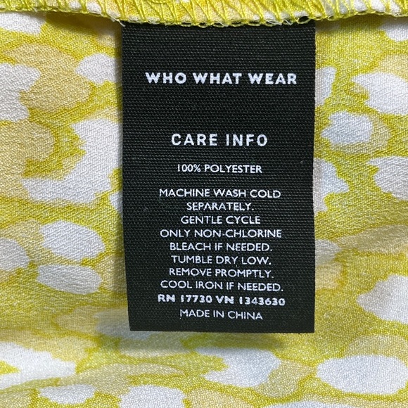 Who What Wear Citrus leopard print dress Size Large - Picture 11 of 11